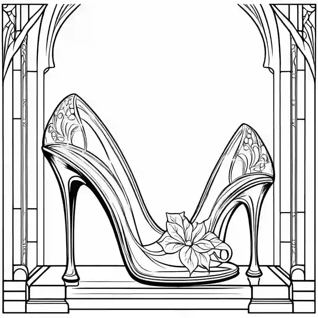 Glass Slipper coloring pages